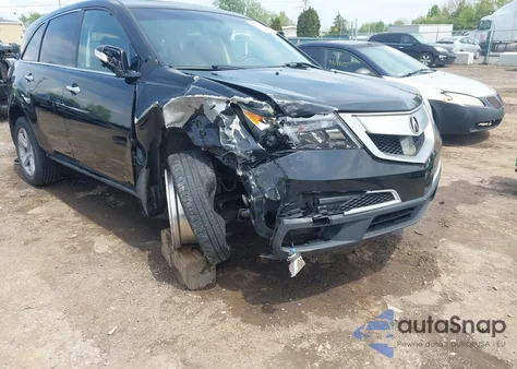 2010 Acura Mdx z USA, uszkodzony, nr VIN 2HNYD2H23AH502646